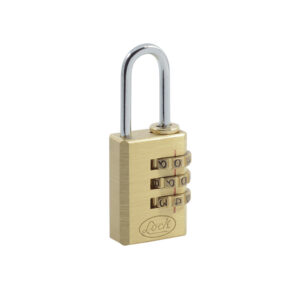 10CA Candado de combinación programable para maleta, latón, 20 mm Lock