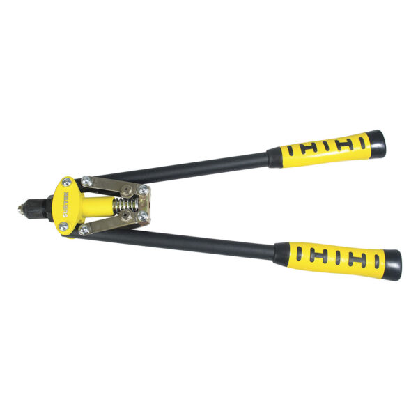 112516 Remachadora tipo tijera de brazos largos con mango de neopreno Surtek