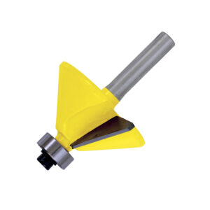 119267 Broca para router de acero chaflán con balero 1-1/4" zanco de 1/4" Surtek