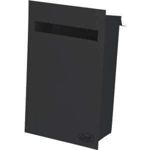 11BZ Buzón negro 21.5 x 35 x 10.5 cm Lock