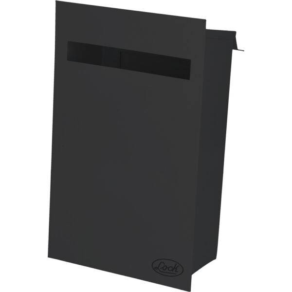 11BZ Buzón negro 21.5 x 35 x 10.5 cm Lock
