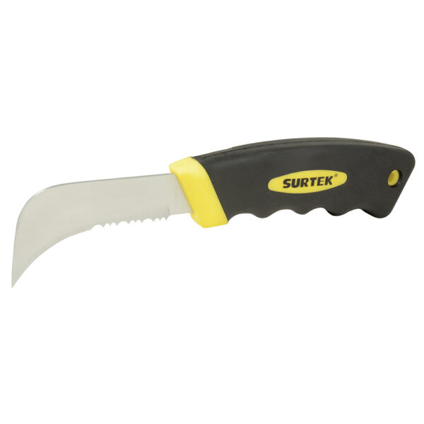 120127 Cuchillo de acero inoxidables con mango bimaterial de 8", para linóleo Surtek