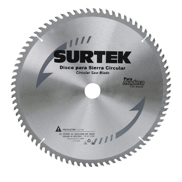 120611 Disco para sierra circular para corte madera 40 dientes, 8-1/4" Surtek
