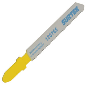 120765 Segueta para sierra caladora 21 DPP, super fino, zanco T, 5 piezas Surtek