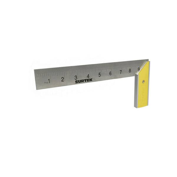 122252 Escuadra de carpintero con mango plástico 10" Surtek