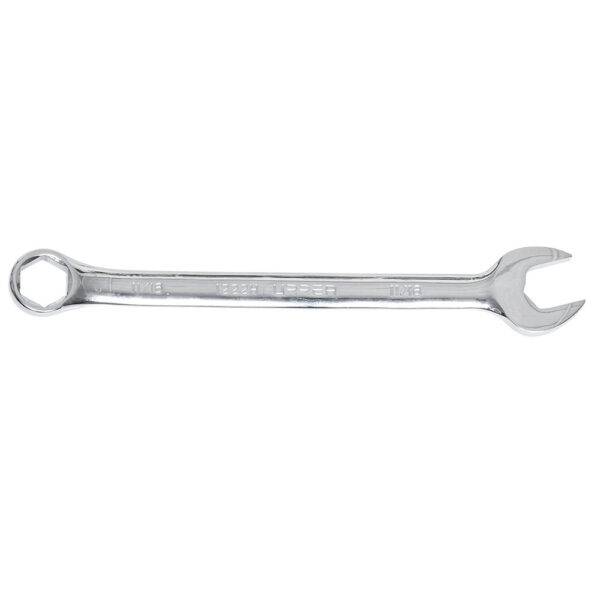 1222H Llave combinada pulido espejo en pulgadas, 6 puntas, 11/16" Urrea