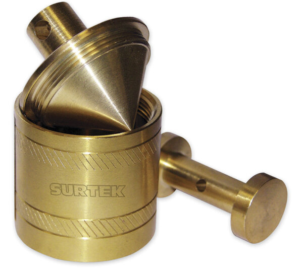 123276 Plomada de latón tipo barril 580 g Surtek