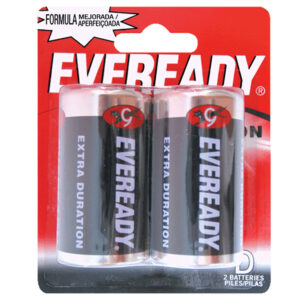 1250-2 Pila alcalina Eveready® "D", 2 piezas Surtek