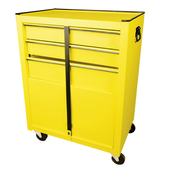 125100 Gabinete móvil con 3 gavetas color amarillo 26" Surtek