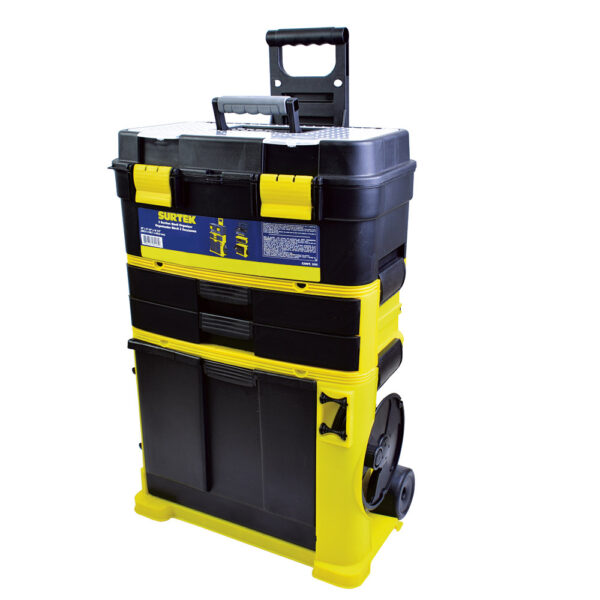125105 Organizador móvil plástico 12" x 19" 3 secciones Surtek