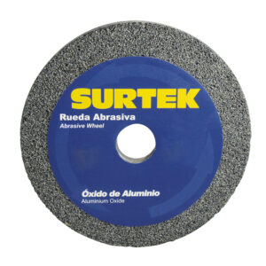 128005 Rueda abrasiva de óxido de aluminio grano 60, 6" x 3/4" Surtek