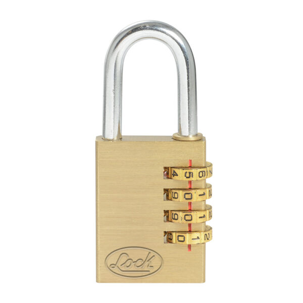 12CA Candado de combinación programable para maleta, latón, 40 mm Lock