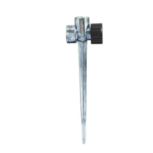130332 Estaca metálica universal para aspersor 11", 2 vías Surtek