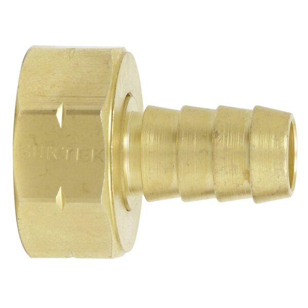 130371 Conector para manguera de riego de latón, 1/2" macho Surtek