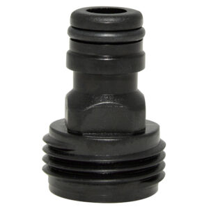 130384 Conector para manguera de riego con sistema click 3/4" macho Surtek