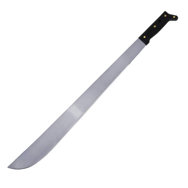 130499 Machete troquelado con mango negro recto 16" Surtek