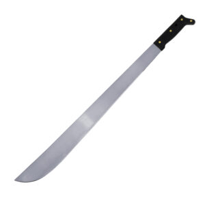 Machete troquelado con mango negro recto 26" Surtek