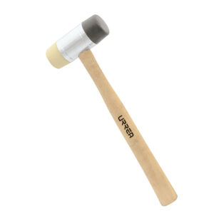 1364 Martillo con tapas plásticas intercambiables con mango de madera de 12-3/32", 13 oz Urrea