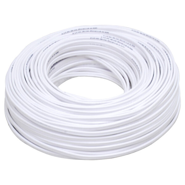 136926 Cable eléctrico POT 2 x 12, 100 m color blanco Surtek