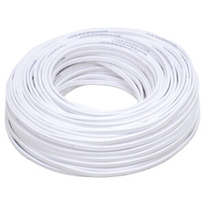 136929 Cable eléctrico POT 2 x 18, 100 m color blanco Surtek