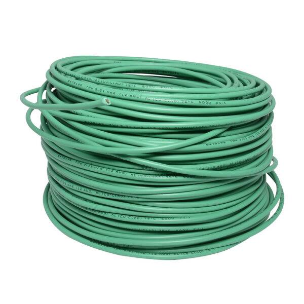 136943 Cable eléctrico THW calibre 8, 100 m color verde Surtek