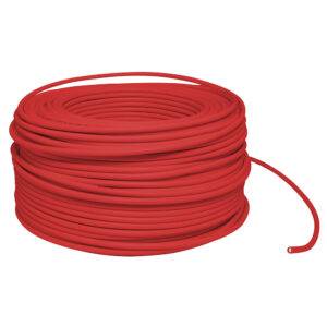 136945 Cable eléctrico THW calibre 10, 100 m color rojo Surtek