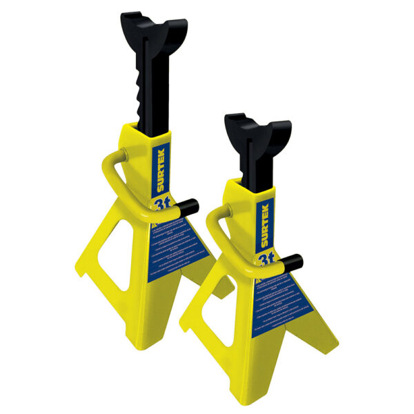 137052 Torres para automóvil de acero, 3 ton, 2 piezas Surtek