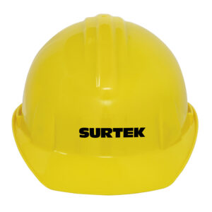 137308 Casco de seguridad con ajuste de intervalos, color amarillo Surtek