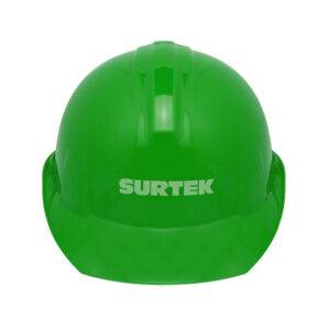137313 Casco de seguridad con ajuste de intervalos, color verde Surtek
