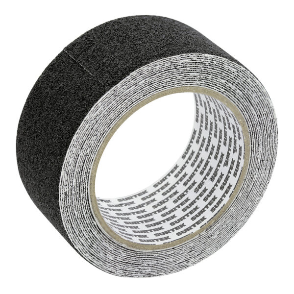 Cinta antiderrapante ancho 48 mm de 5 m, color negro Surtek