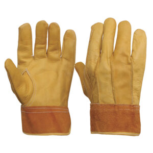 137413 Guantes de piel de vacuno tipo operador con puño de carnaza unitalla Surtek