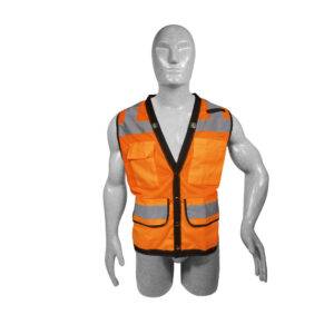 137549 Chaleco de seguridad tipo supervisor cerrado de alta visibilidad amarillo unitalla Surtek