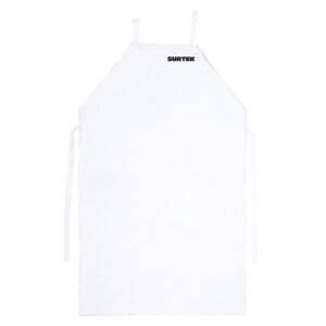 137653 Mandil de PVC dieléctrico color blanco, 1.10 m Surtek