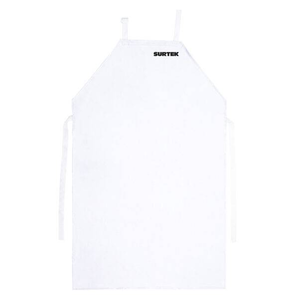 137653 Mandil de PVC dieléctrico color blanco, 1.10 m Surtek