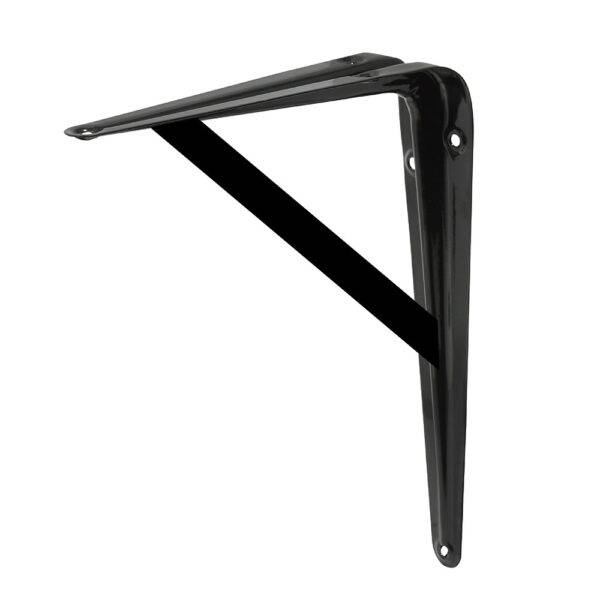 137824 Ménsula con soporte color negro 10 x 16" Surtek