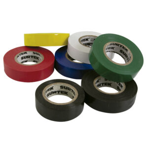 138000 Cinta negra para aislar 19 mm x 9 m Surtek