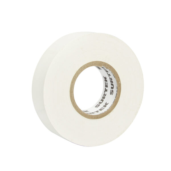 138012 Cinta blanca para aislar 19 mm x 18 m Surtek