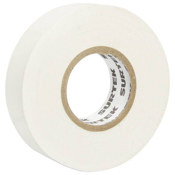 138013 Cinta blanca para aislar 19 mm x 9 m Surtek