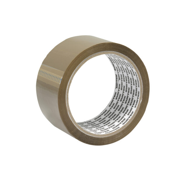 138036 Cinta canela de acrílico para empacar 48mm x 40 m Surtek