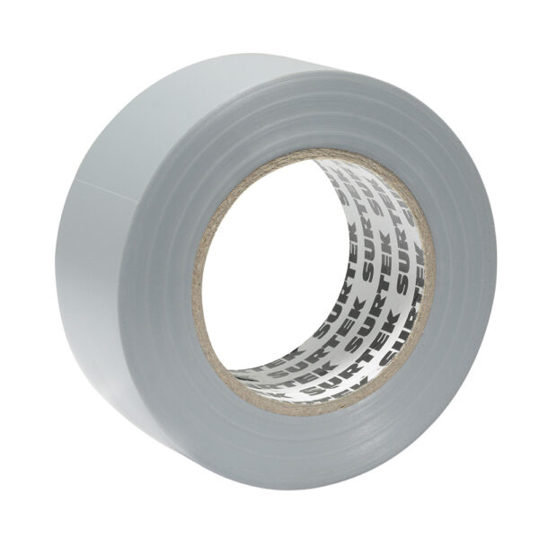 138046 Cinta gris de PVC para ducto 48 mm x 45.7 m Surtek