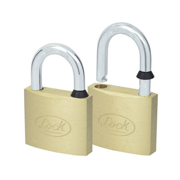 13CA Juego de candados de latón cortos 40 mm, llave estándar, 2 piezas Lock