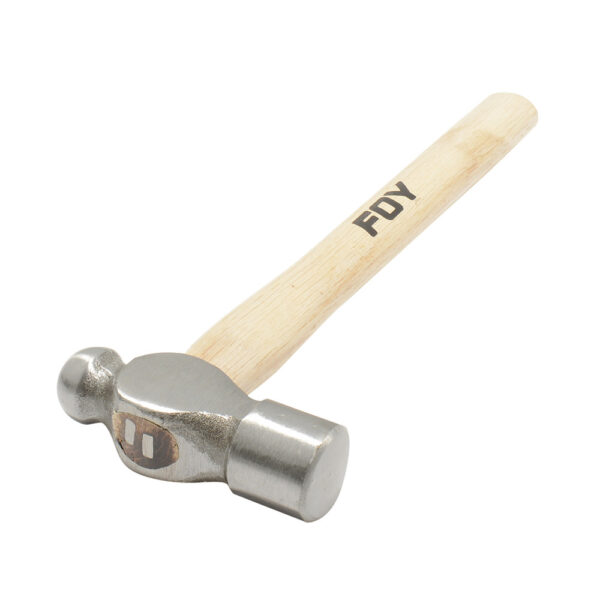 141830 Martillo pulido de bola con mango de madera de 12", 8 oz Foy