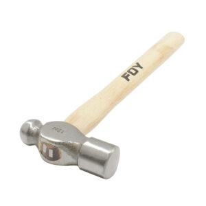 141831 Martillo pulido de bola con mango de madera de 12", 12 oz Foy