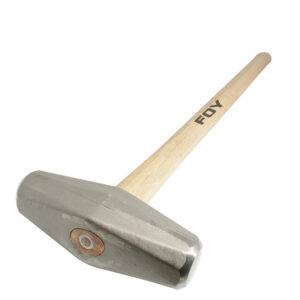 141895 Marro tipo barril con mango largo de madera de 36", 10 lb Foy
