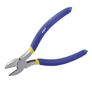 142046 Pinza para electricista con mango con doble plastisol de 6" corte diagonal Foy
