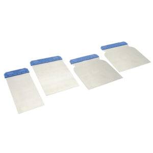 Juego de cuñas para raspar con mango plástico, 4 piezas Foy