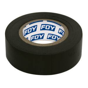 143449 Cinta para aislar negra 19 mm x 9 m en blíster Foy