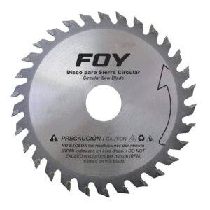 143556 Disco para sierra circular para corte madera 30 dientes, 10" Foy