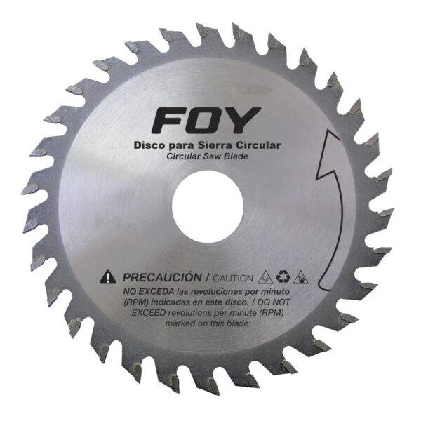 143567 Disco para sierra circular para corte aluminio 80 dientes, 10" Foy