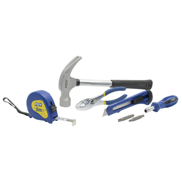 144044 Juego combinado de herramienta, 5 piezas Foy